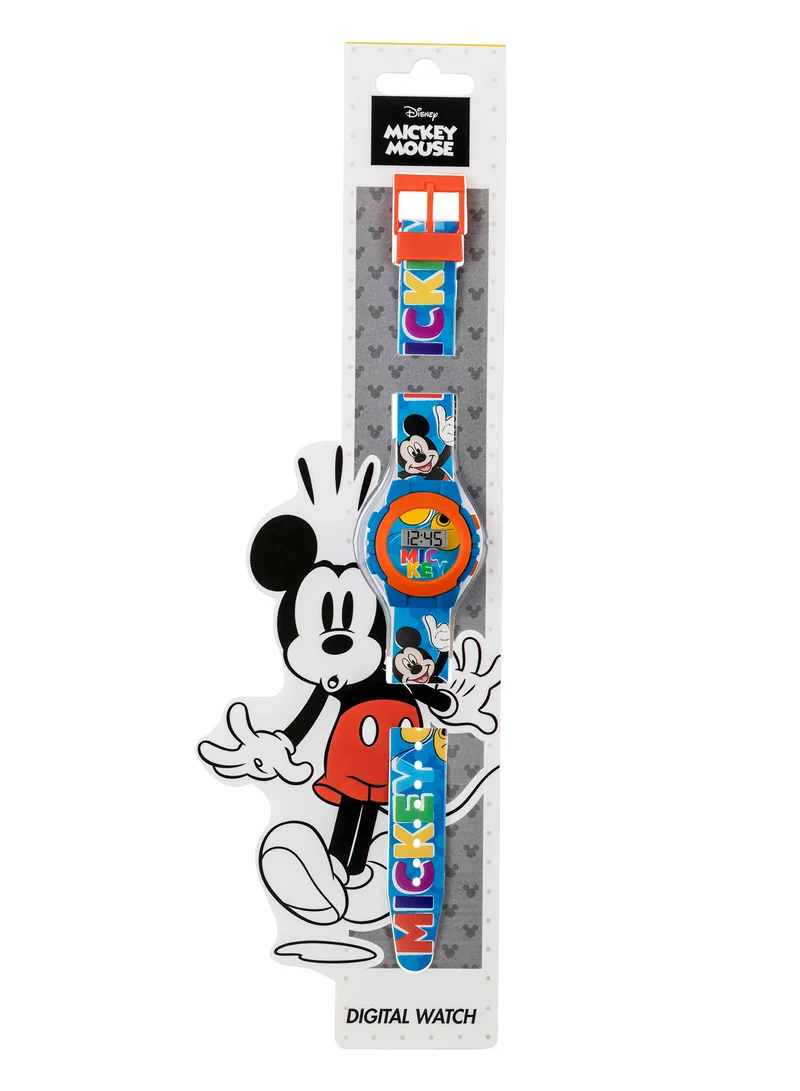 Disney Disney Mickey Mouse Multicoloured Digital Boys Watch - MK4164