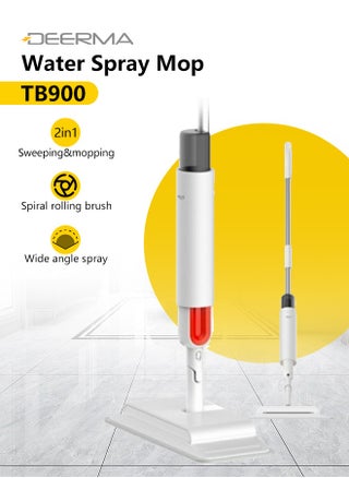 Ultimate 2 in 1 Smart Cordless Handheld Rotatable Sweeper & Water Spraying Mop Advanced Multifunctional Floor Cleaner with Powerful Sweeping, Mopping, and Easy Glide Technology and Hassle-Free Cleaning TB900- White - pzsku/Z4EE78F1D4DDEA62F5159Z/45/1744202812/ef4a6cef-4ae5-4595-8871-e199f8ddf06b