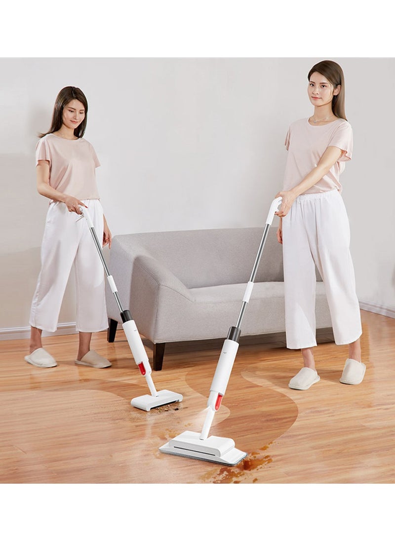 Ultimate 2 in 1 Smart Cordless Handheld Rotatable Sweeper & Water Spraying Mop Advanced Multifunctional Floor Cleaner with Powerful Sweeping, Mopping, and Easy Glide Technology and Hassle-Free Cleaning TB900- White