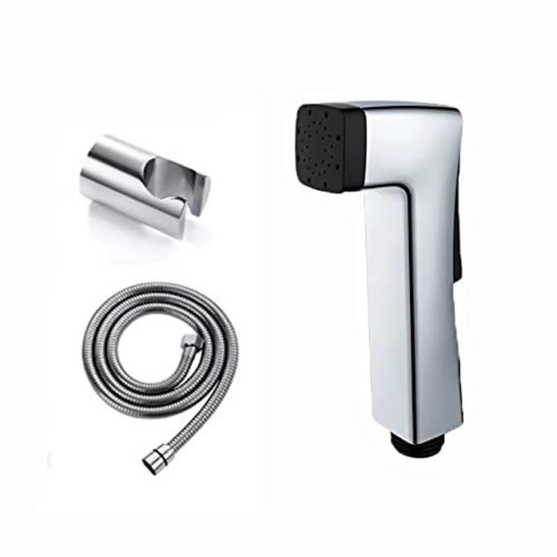 iRiS Health Faucet Toilet Sprayer with Hose Pipe and Wall Hook, Stainless Steel Bathroom Personal Hygiene Handheld Bidet Sprayer Set/Toilet Health Faucet Sprayer/Jet Spray for Bathroom Wall Mounted - Image 1