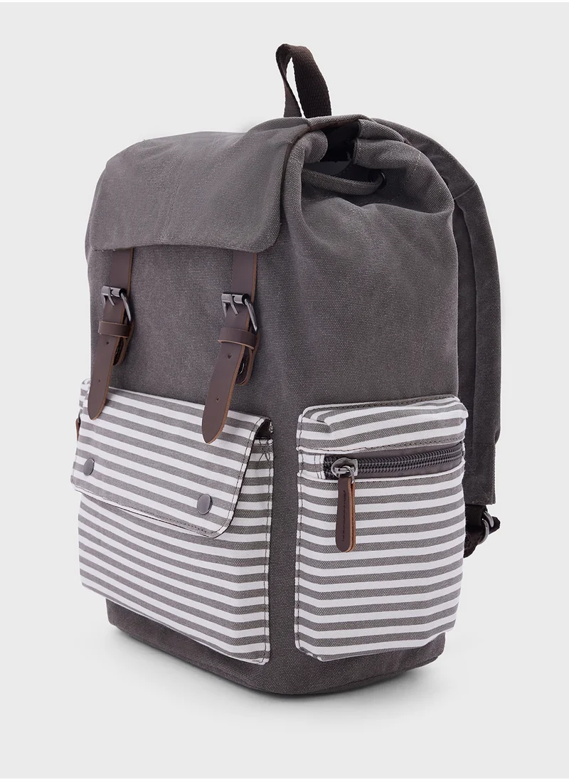 Seventy Five Casual Canvas Backpack