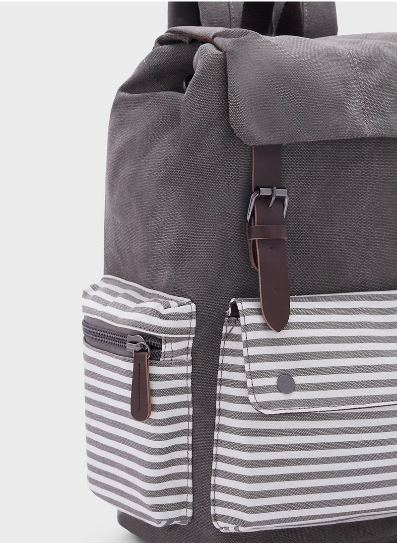 Seventy Five Casual Canvas Backpack