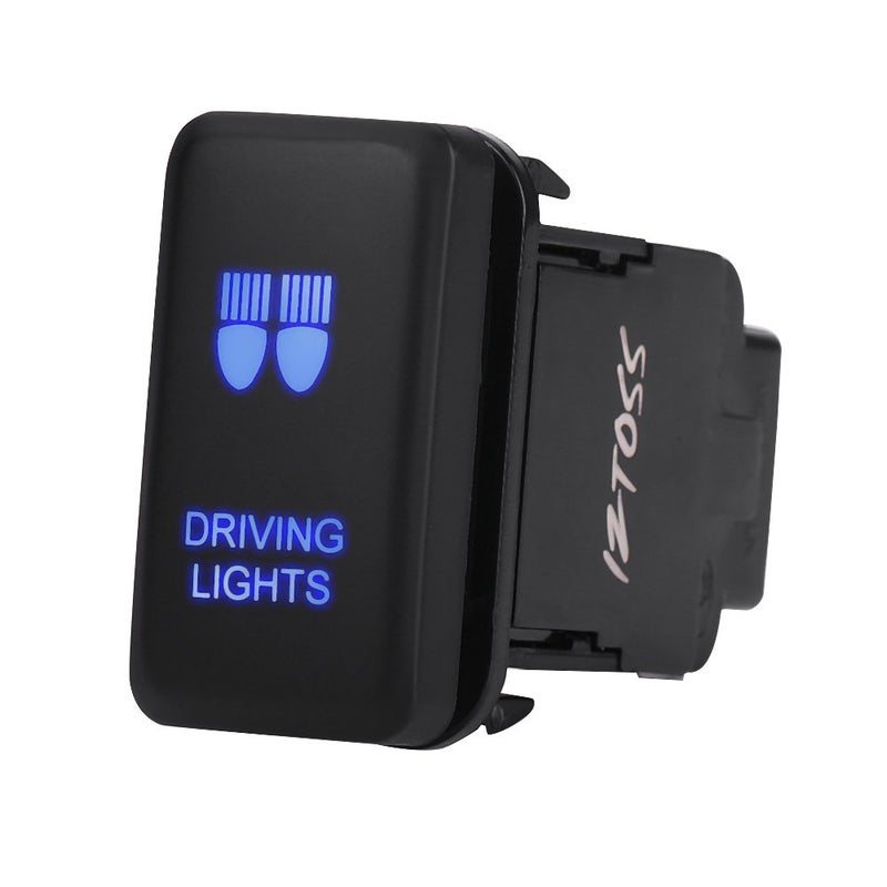 كينسو مفتاح روكر LED أزرق، مفتاح تشغيل/إيقاف 12 فولت للسيارات/الشاحنات، تحكم مضيء (أضواء القيادة) لسيارات لاندكروزر - Image 1