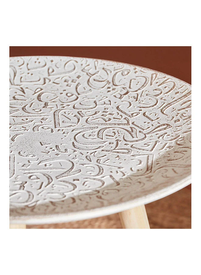 Home Box Zyla MDF Accent Table 40x40x34 cm