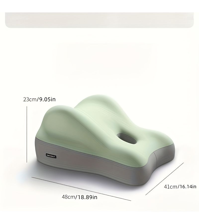 Pure Gray Versatile Pillow For Bed Use Leg Support Padded Semi Reclining Backrest Sofa Cushion And Head Support - Image 5