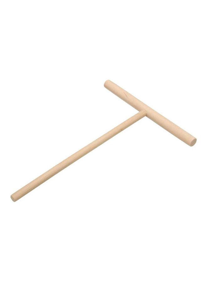 Crepe Maker Pancake Batter Wooden Spreader Stick Home Kitchen Tool Diy Restaurant Canteen Specially Supplies -- Beige 