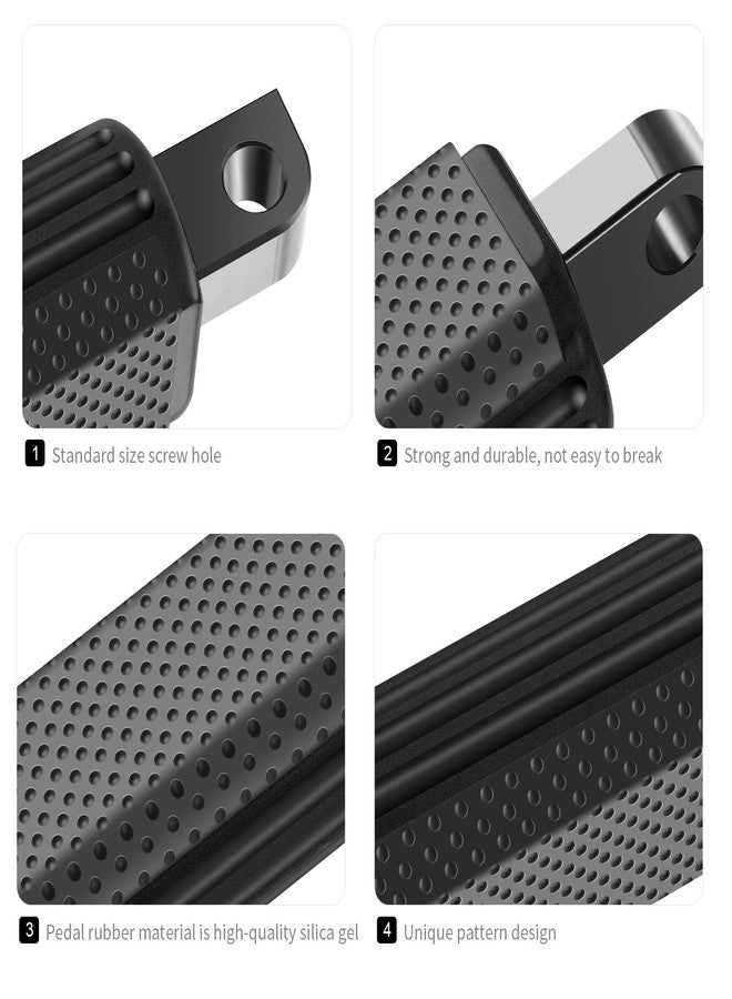 HEYOMOTOR CNC Footpeg Footrest Fit For Harley Street Glide, Road Glide, Road King, Sportster 883, Dyna, (Softail 1986-2017) Foot Pegs - Image 2