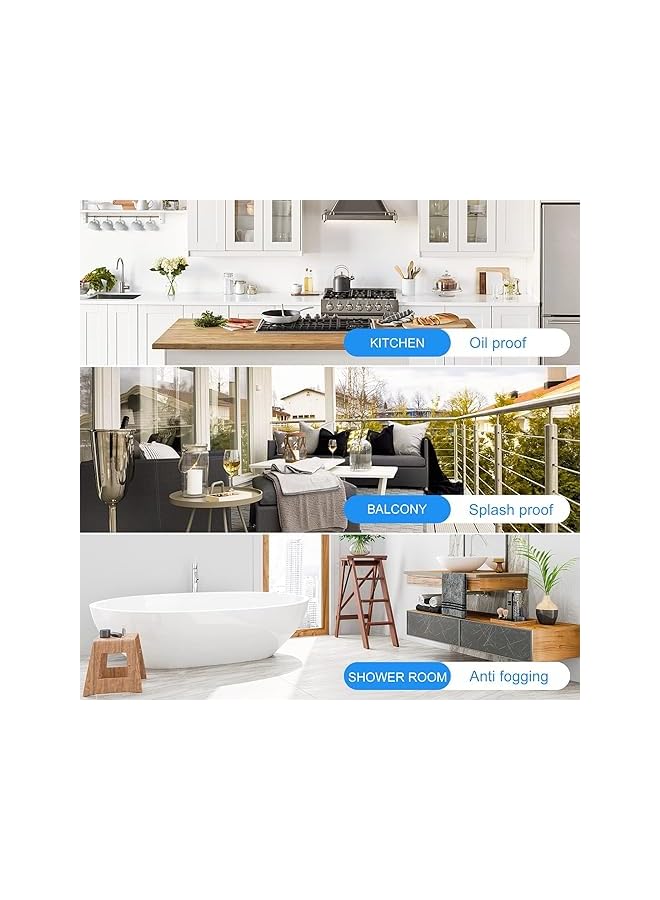 PROMASS 2Pcs Waterproof Wall Switch Socket Outlet Cover, Transparent Wall Switch Face Plate Box, Proof Box Guard Case Protector Single Socket Cover Transparent Switch Socket Cover for Electrical Safety - Image 2