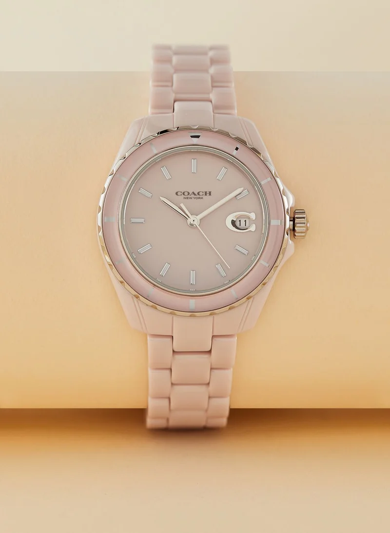 COACH Preston Round Analog Watch