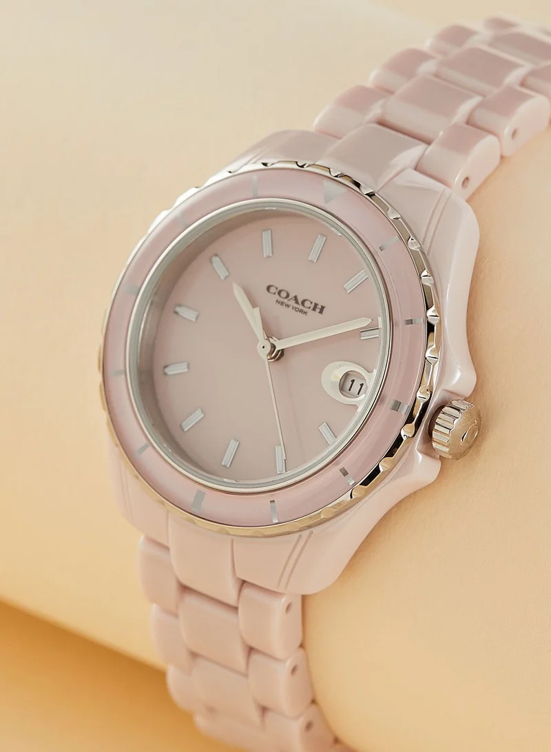 COACH Preston Round Analog Watch