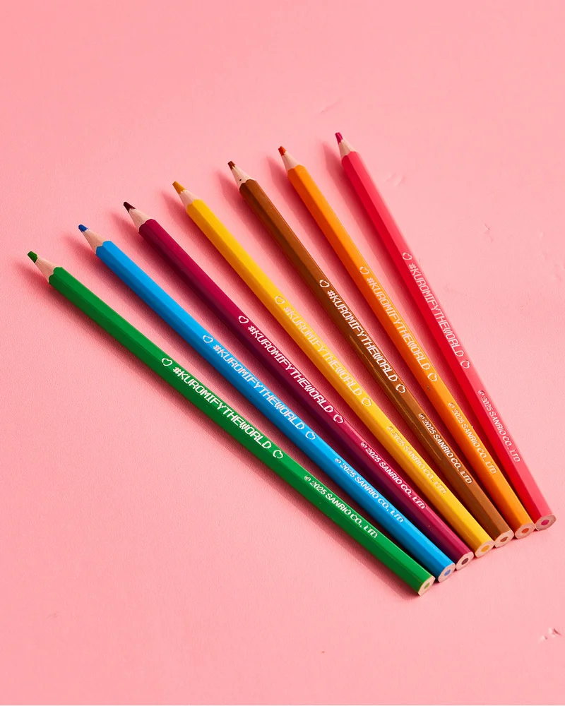 Redtag Purple 12 Colours Pencil Set