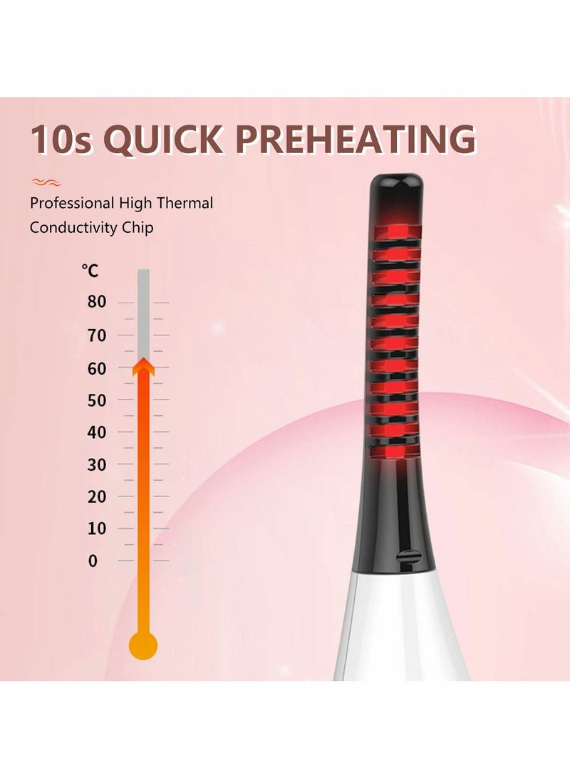 Excefore Heated Eyelash Curler, USB Rechargeable Electric Eyelash Curler - Image 2