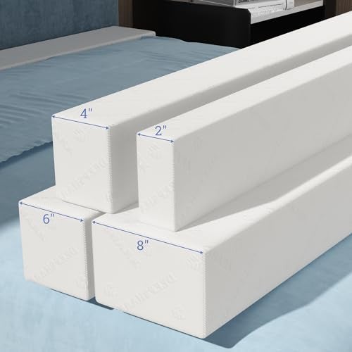 DEEPSHARK Mattress Gap Filler, Bed Gap Filler for Twin, Bed Gap Filler Mattress Extension Filler for Headboard Seams, Bed Space Cracks White(39"×4"×6", Twin/XL) - Image 3