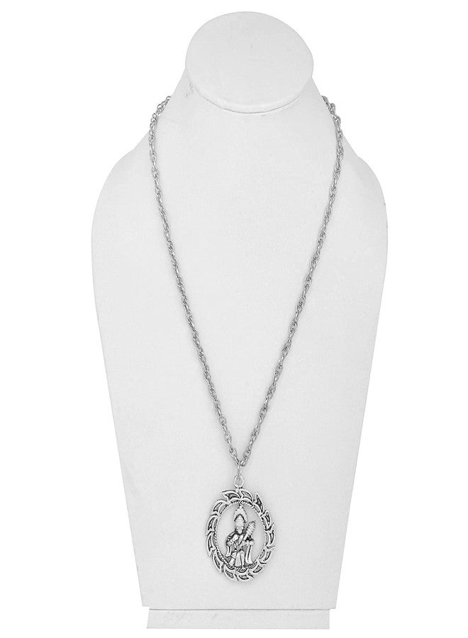 CResha Religious Spritual God Hanuman Bajranbali Pendant Temple Jewellery Necklace Pendant Locket for Men | Women | Boys | Girls - Image 3