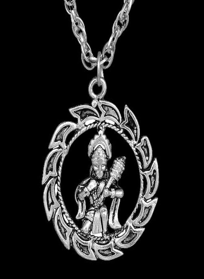 CResha Religious Spritual God Hanuman Bajranbali Pendant Temple Jewellery Necklace Pendant Locket for Men | Women | Boys | Girls - Image 5