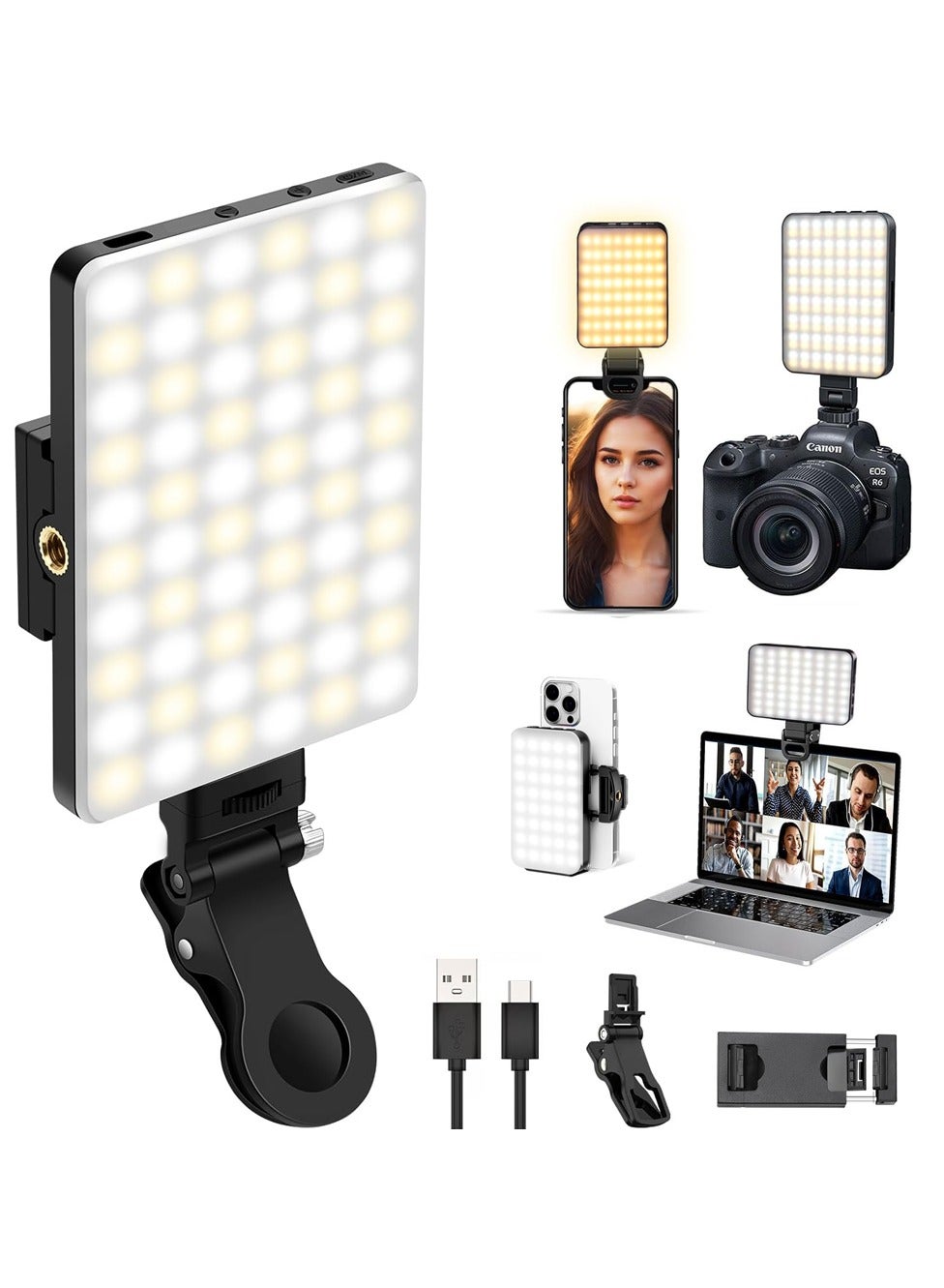 aurrako Aurrako Led Video Light Clip Z4EE82264E05C75DC30E0Z