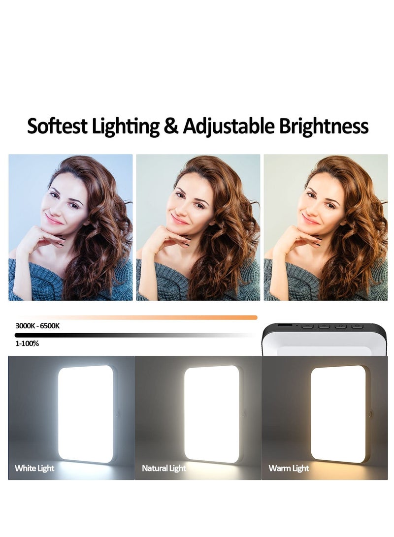 للمستقبل أضواء للتصوير الفوتوغرافي، مصباح فيديو led، لوحة إضاءة محمولة للكاميرا، 3 تأثير إضاءة قابل لإعادة الشحن، إضاءة LED قابلة لإعادة الشحن للتصوير الفوتوغرافي, مؤتمر فيديو، TikTok ،Youtube - Image 5