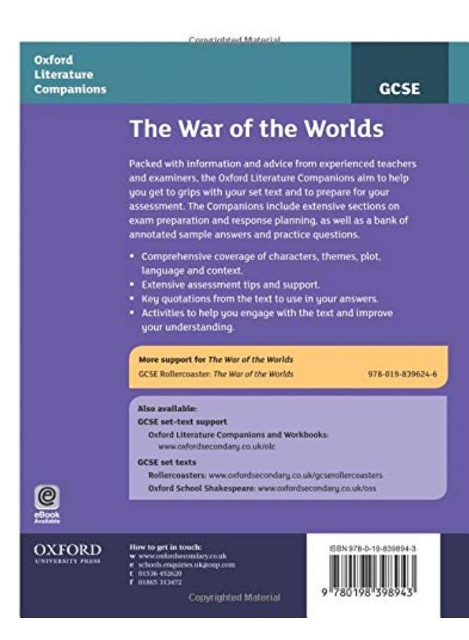 Oxford Literature Companions: The War of the Worlds - Image 2