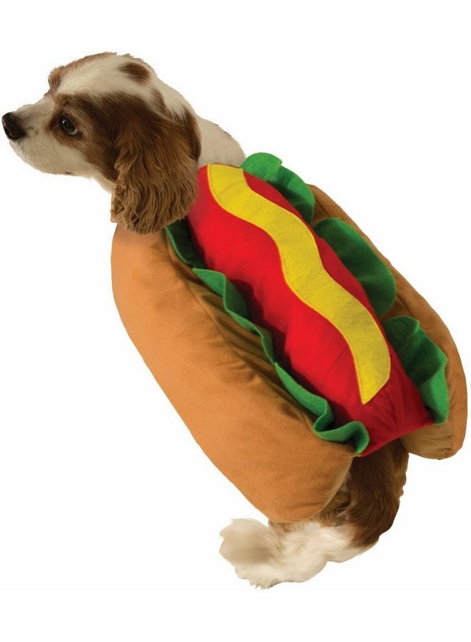 روبيز زي حيوان أليف على شكل كلب هوت دوج من روبيز فوروم، مقاس متوسط للحفلات ذات الطابع الخاص وحفلات الهالوين - Image 1