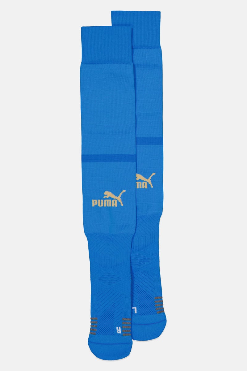 PUMA Men 1 Pair 2022-2023 Italy figc Home Socks, Blue - Image 1