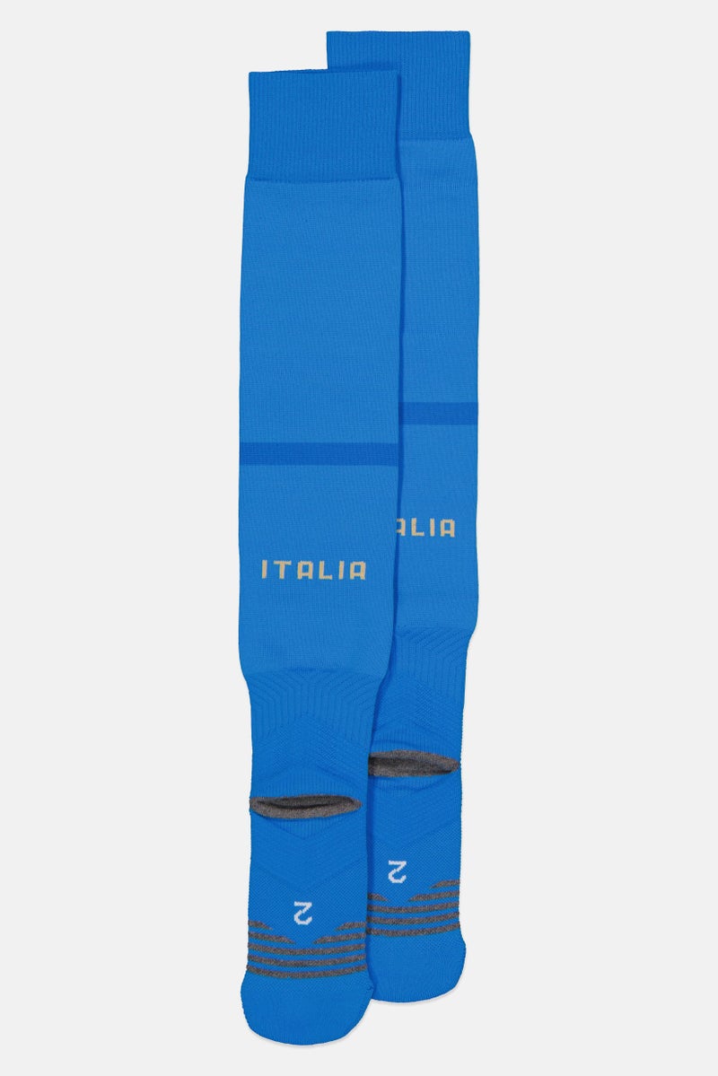 PUMA Men 1 Pair 2022-2023 Italy figc Home Socks, Blue - Image 2