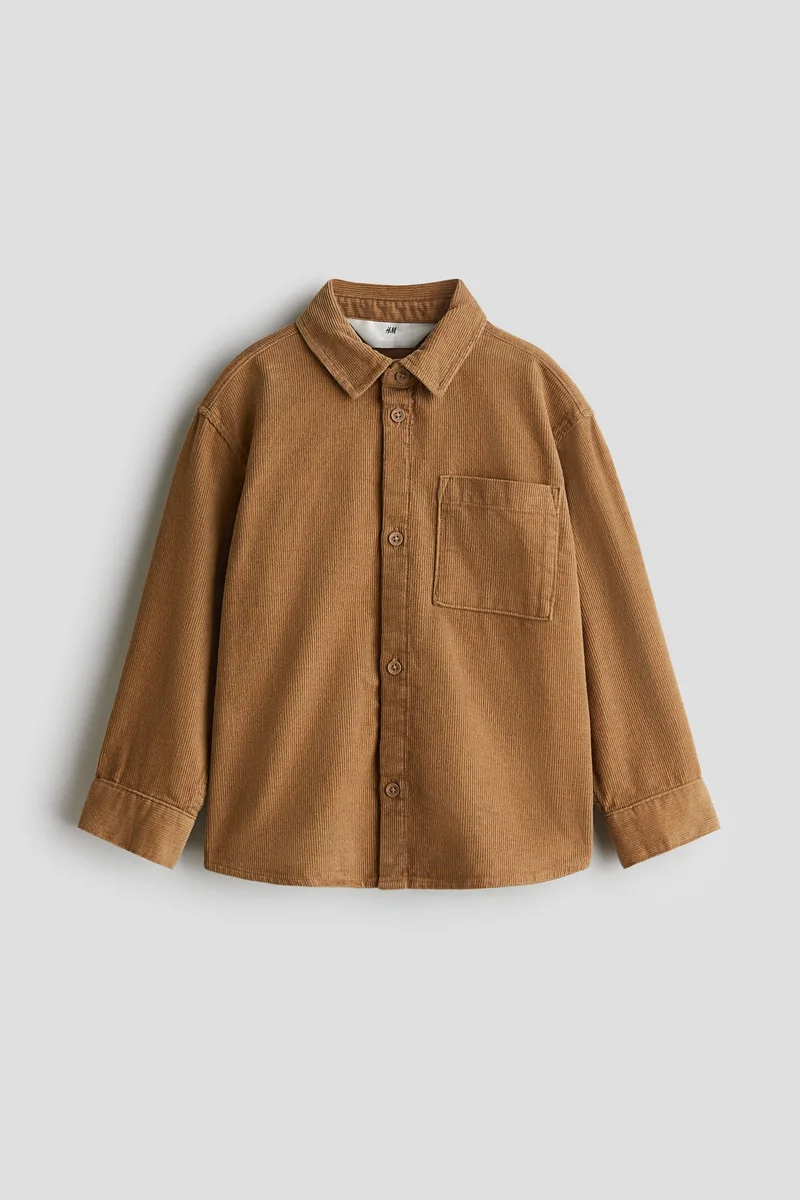 H&M Cotton corduroy shirt