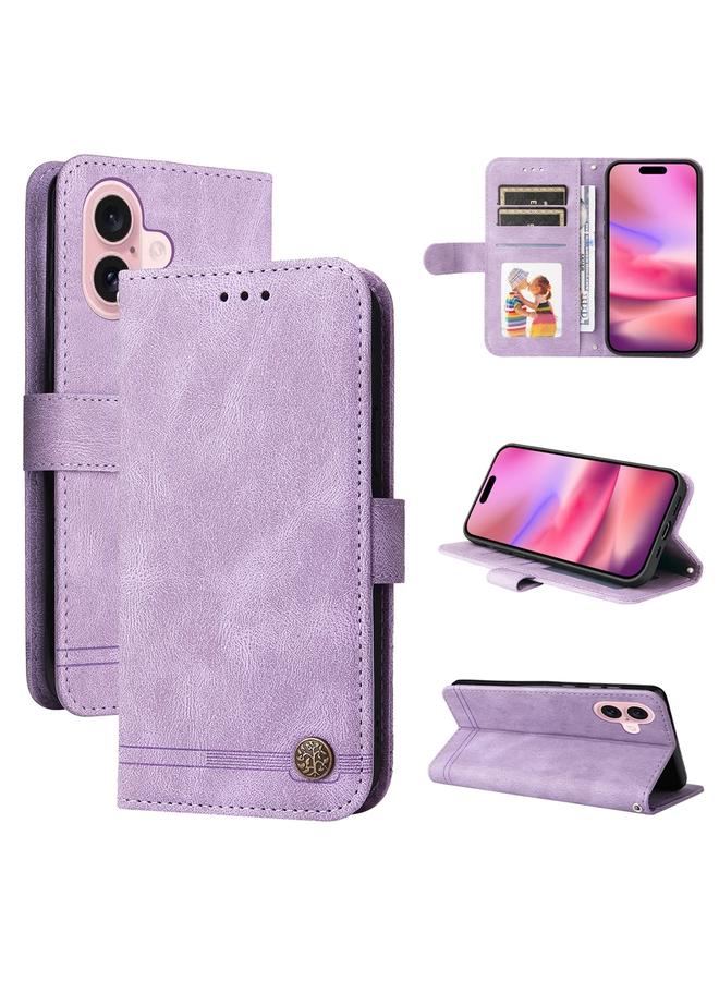 إيروريكس جراب هاتف iPhone 16 Skin Feel Life Tree من الجلد - Image 1