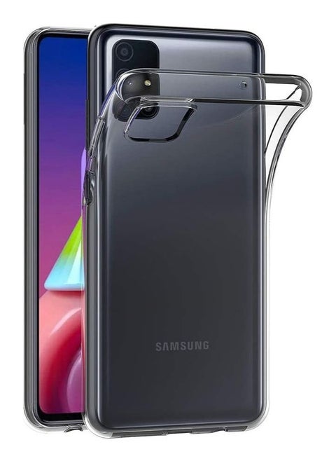 Case Compatible for Samsung Galaxy M51, Transparent Silicone Cover for Samsung Galaxy M51 Bumper Covers Clear Case (6.7 inch)