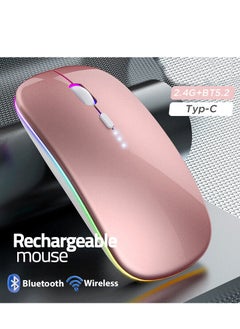 point Wireless - Bluetooth Mouse PT-20 Rechargeable LED Dual Mode Mouse (Bluetooth 5.2 and USB Receiver) Portable Silent Mouse,for Laptop/Desktop/Tablet - pzsku/Z4EE883D34F362230737BZ/45/_/1736087662/d6be560b-01b3-4057-bfbf-32ffa5f564c1