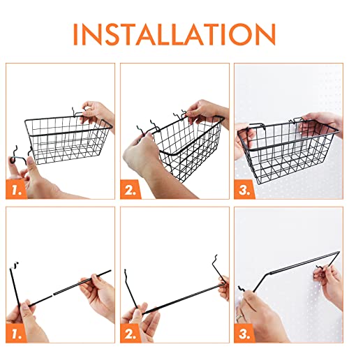 G.CORE Pegboard Organizer Accessories 18 Pack, Peg Board Hooks Assortment Organizer Accessory, Various Tools Storage Arrange System Kit for Garage Craft Workshop Workbench Hobby Office - Image 4