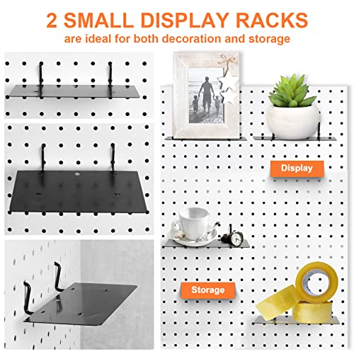 G.CORE Pegboard Organizer Accessories 18 Pack, Peg Board Hooks Assortment Organizer Accessory, Various Tools Storage Arrange System Kit for Garage Craft Workshop Workbench Hobby Office - Image 5