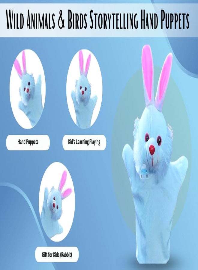 VARUSH Wild Animals & Birds Storytelling Hand Puppets/Hand Puppets for Kid's Learning Playing/Gift for Kids (Rabbit) - Image 2