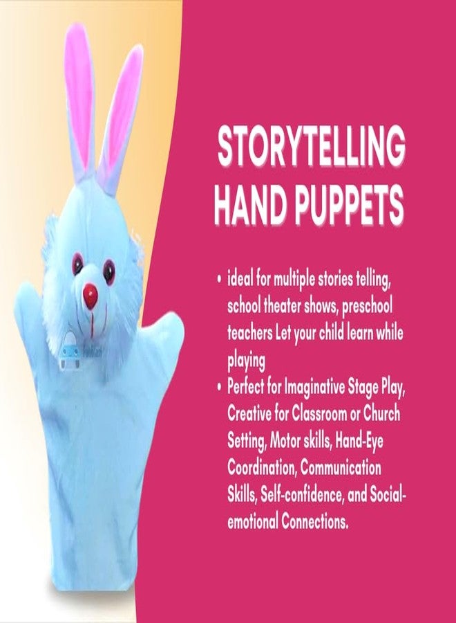 VARUSH Wild Animals & Birds Storytelling Hand Puppets/Hand Puppets for Kid's Learning Playing/Gift for Kids (Rabbit) - Image 3