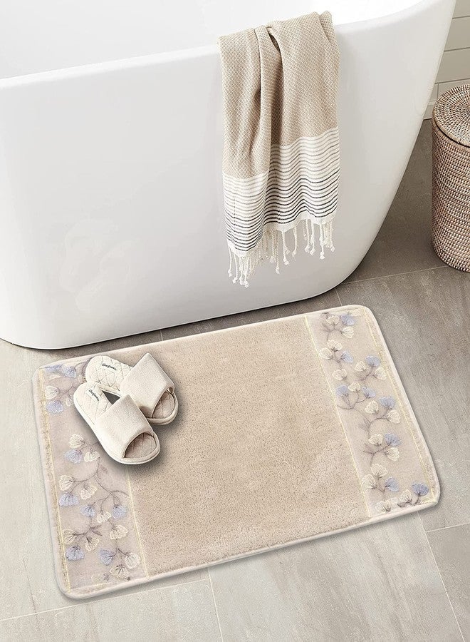 Popular Bath Capri, Bath Rug, Beige - Image 2