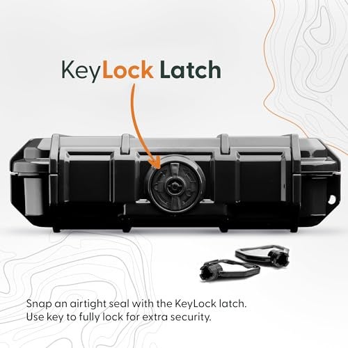 Evergreen ToughBox Tech Organizer – For Camera, Cables, Hard Drives, Compatible with GoPro etc. (Medium, PROFoam, Clear) - Image 4