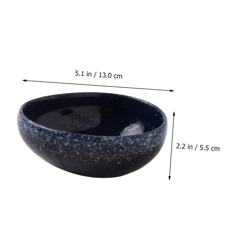 3Pcs Large Ceramic Japanese Style Ramen Soup Bowls 300ml Tableware Set Random Color - Image 3