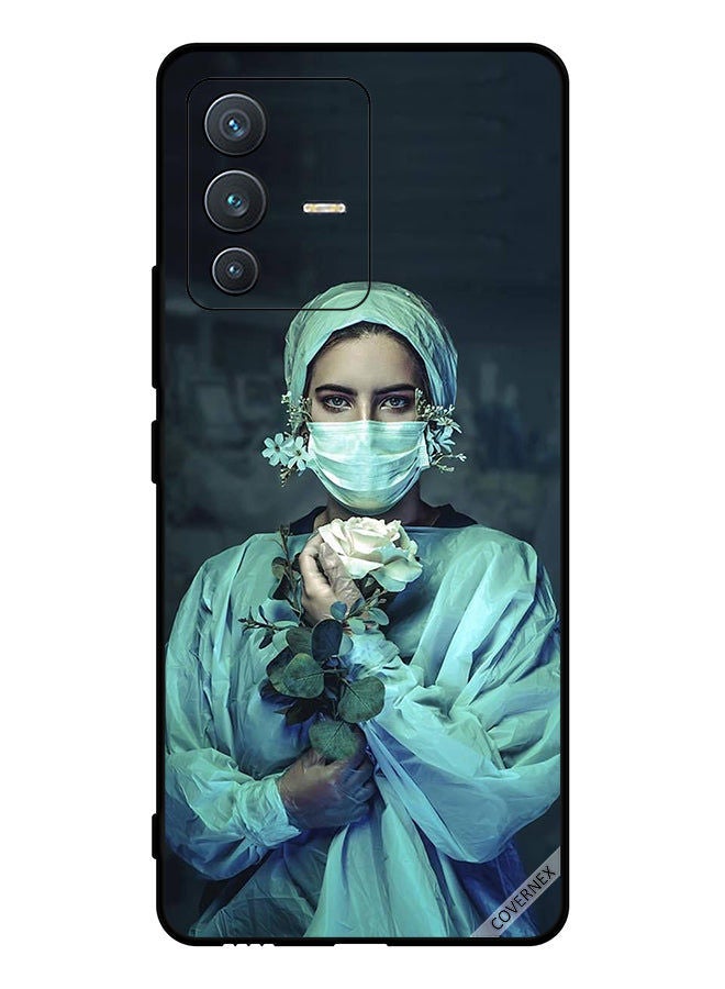 Covernex Protective Case Cover For vivo S12 Nurse Holding Flower - Image 1