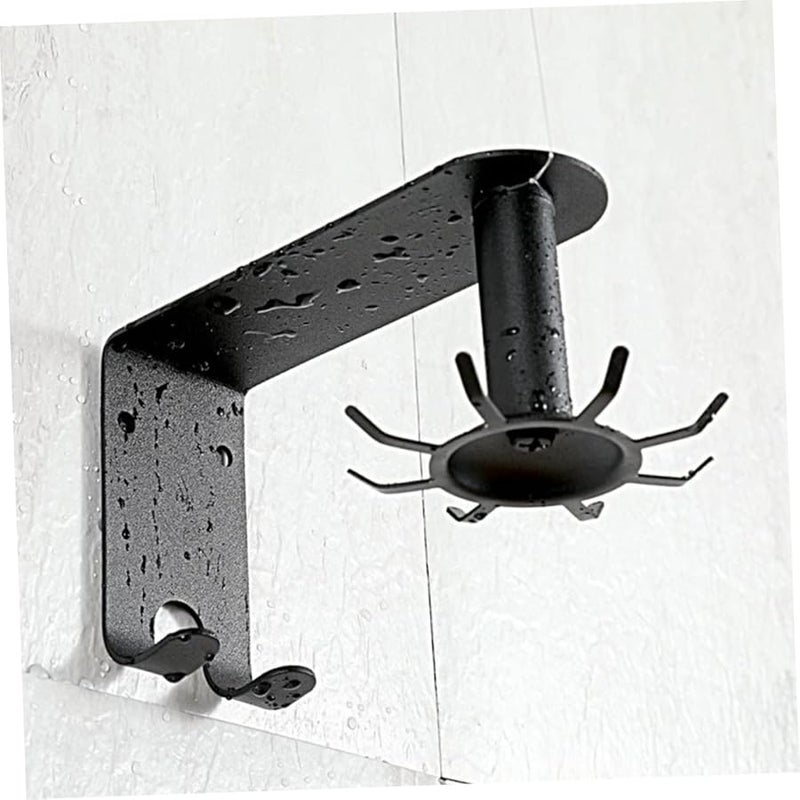 Stainless Steel Rotating Over The Door Utensil Holder Wall Mounted Dish Drying Rack - Image 4