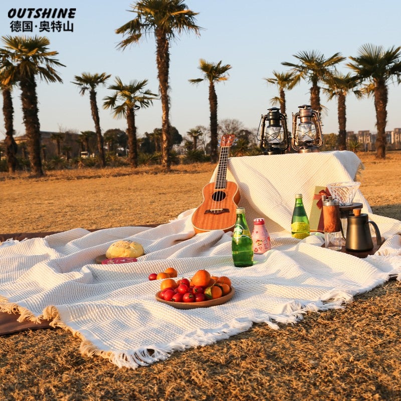 Portable Picnic Mat Thickened Outdoor Damp-Proof Mat Spring Outing Camping Picnic Cloth Lawn Mat Blanket Ins Style - Image 4