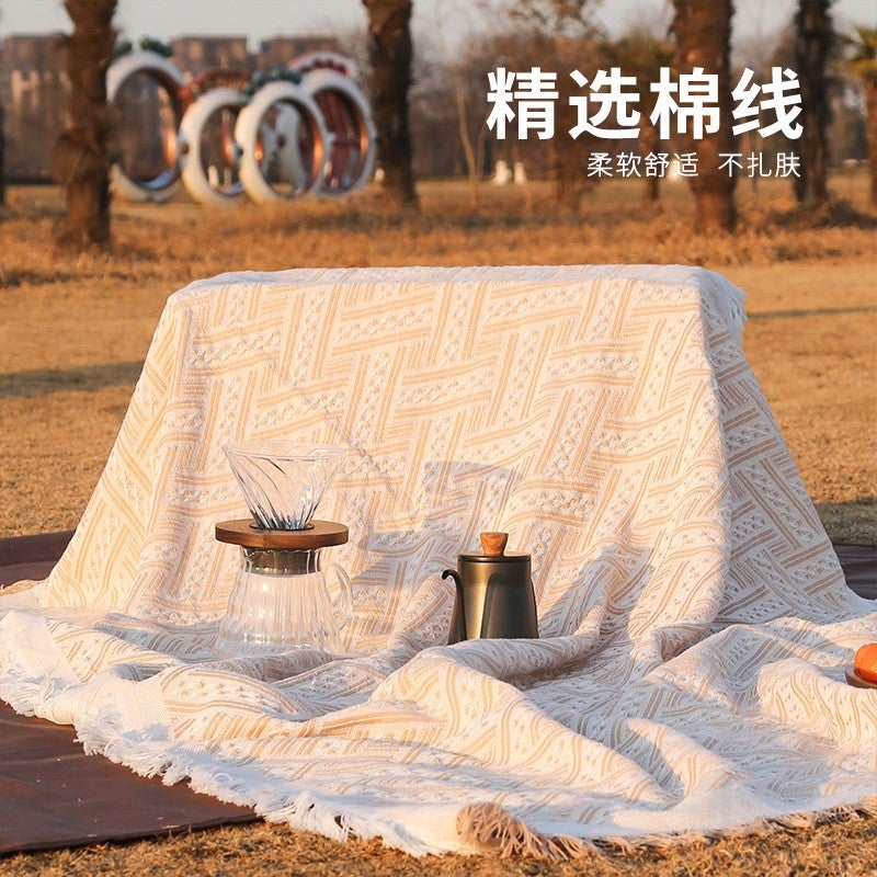 Portable Picnic Mat Thickened Outdoor Damp-Proof Mat Spring Outing Camping Picnic Cloth Lawn Mat Blanket Ins Style - Image 5