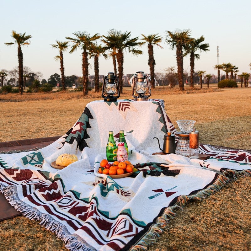 Portable Picnic Mat Thickened Outdoor Damp-Proof Mat Spring Outing Camping Picnic Cloth Lawn Mat Blanket Ins Style - Image 2