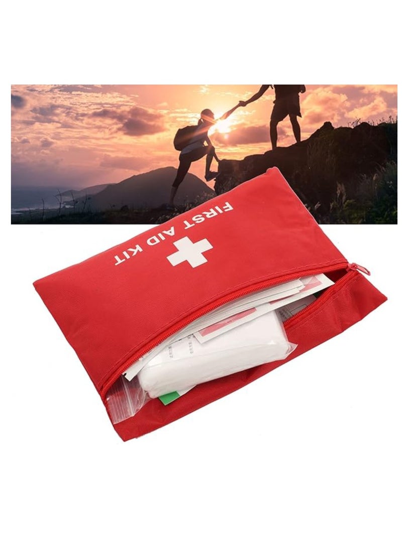 Yuwell Portable First Aid Kit Pouch Lightweight Small Emergency Bag Survival Kit For Emergencies At Home Outdoors Travel Car Camping Workplace Hiking And Survival  - Image 1