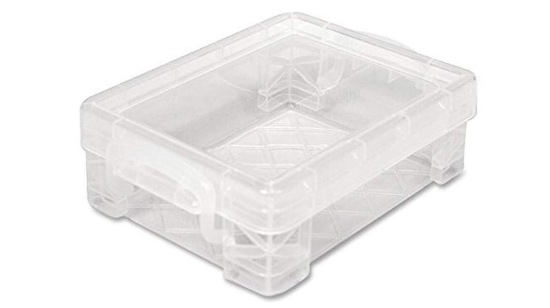 Super Stacker Stackable Crayon Box - Clear (4 Pack) - Image 3