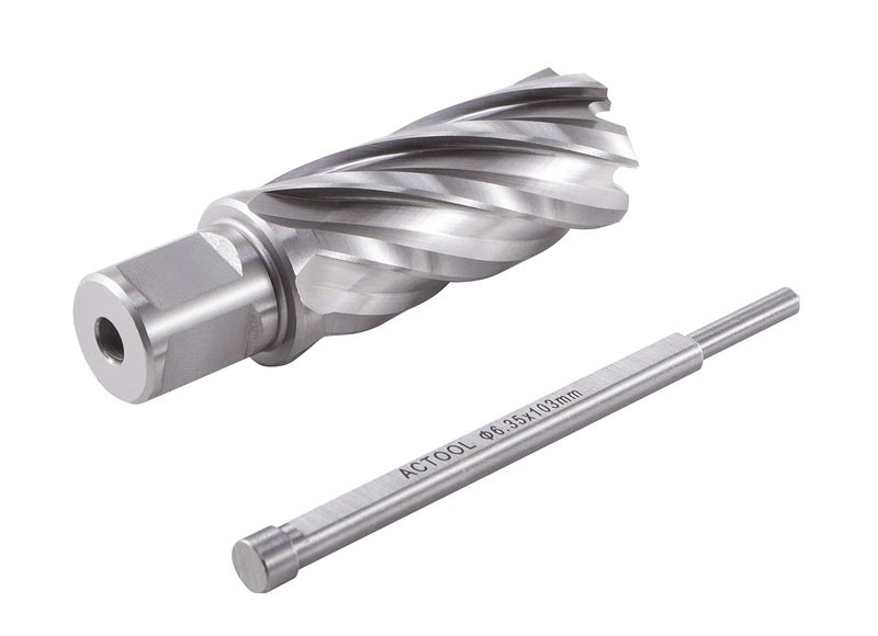 ACTOOL 1" Diameter × 2" Depth of Cut HSS ANNULAR Cutter with 3/4'' Weldon Shank - Image 4