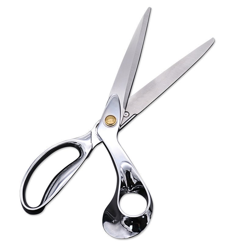 Ceremonial Shears 11-Inch Polished Golden Zinc Alloy Construction - Durable Corrosion-Resistant Sewing Scissors for Professional Tailors, Dressmakers and Ceremonial Events - Image 3