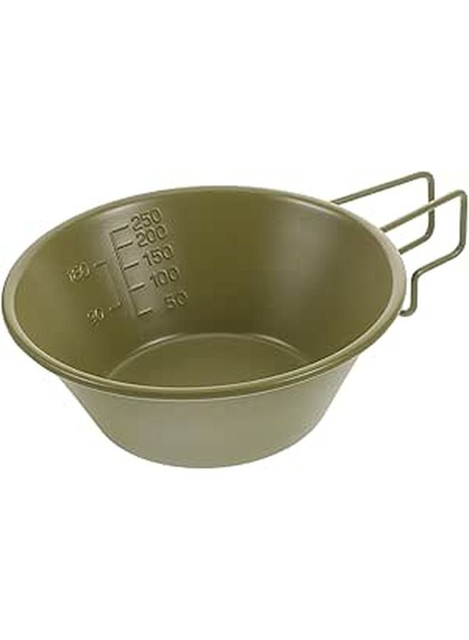 Stainless Steel Camping Bowl 250ml Non Stick Coating Lightweight Portable Cup - Image 1