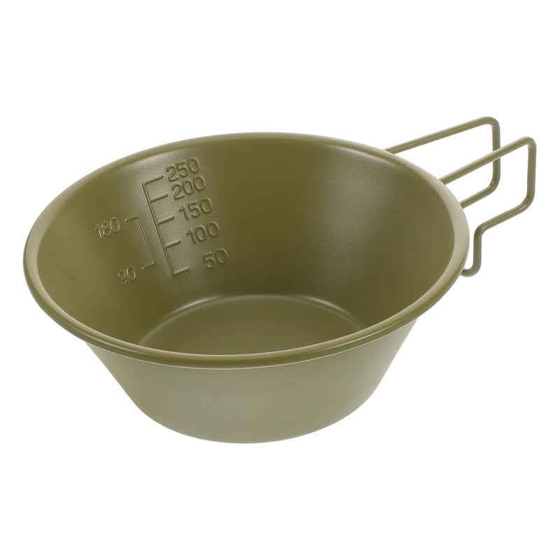 Stainless Steel Camping Bowl 250ml Non Stick Coating Lightweight Portable Cup - Image 2