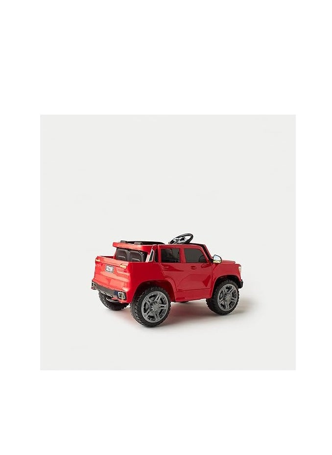 GOLD MANTIS Kids Ride-On SUV Car | Electric Battery-Powered Vehicle with Remote Control, LED Lights, Music Player & Realistic Off-Road Design | Red, Durable & Safe Kids Car  - Image 5