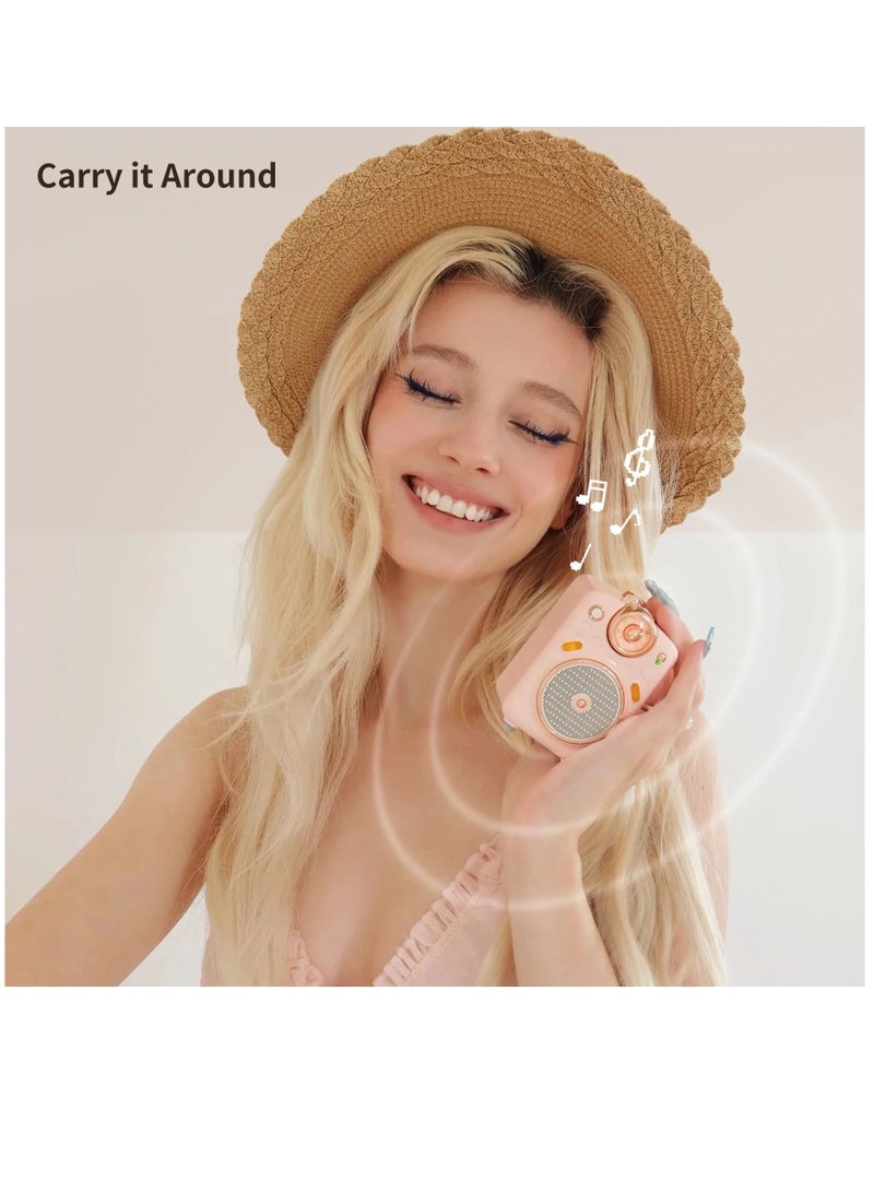 AROAQ Fairy-OK Portable Bluetooth Speaker with Microphone Voice Change Karaoke Function FM Radio TF Card - Image 4