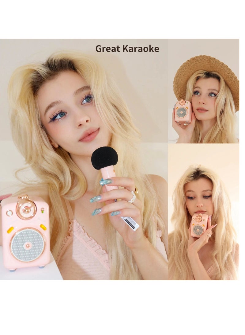 AROAQ Fairy-OK Portable Bluetooth Speaker with Microphone Voice Change Karaoke Function FM Radio TF Card - Image 3